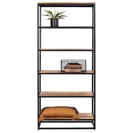 MIRA Bali Boekenkast Naturel 80x180x40cm MIRA Bali Boekenkast Naturel 80x180x40cm