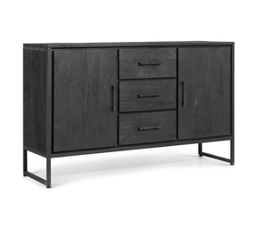 MIRA Liam Dressoir Zwart 130cm MIRA Liam Dressoir Zwart 130cm
