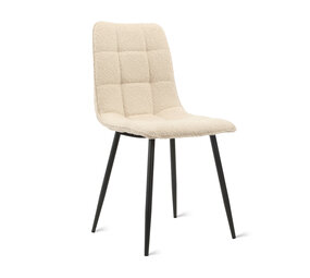 MIRA Eetkamerstoel Yerevan - Bouclé Taupe MIRA Eetkamerstoel Yerevan - Bouclé Taupe