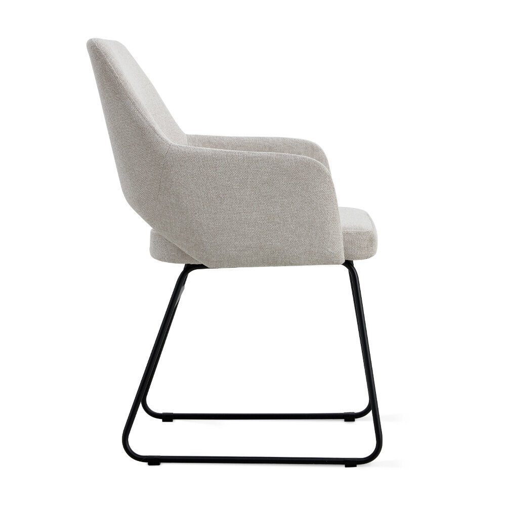MIRA Eetkamerstoel Lisa Linnen Antraciet MIRA Eetkamerstoel Lisa Linnen Antraciet