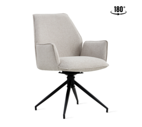 MIRA Eetkamerstoel Jill Linnen Beige MIRA Eetkamerstoel Jill Linnen Beige