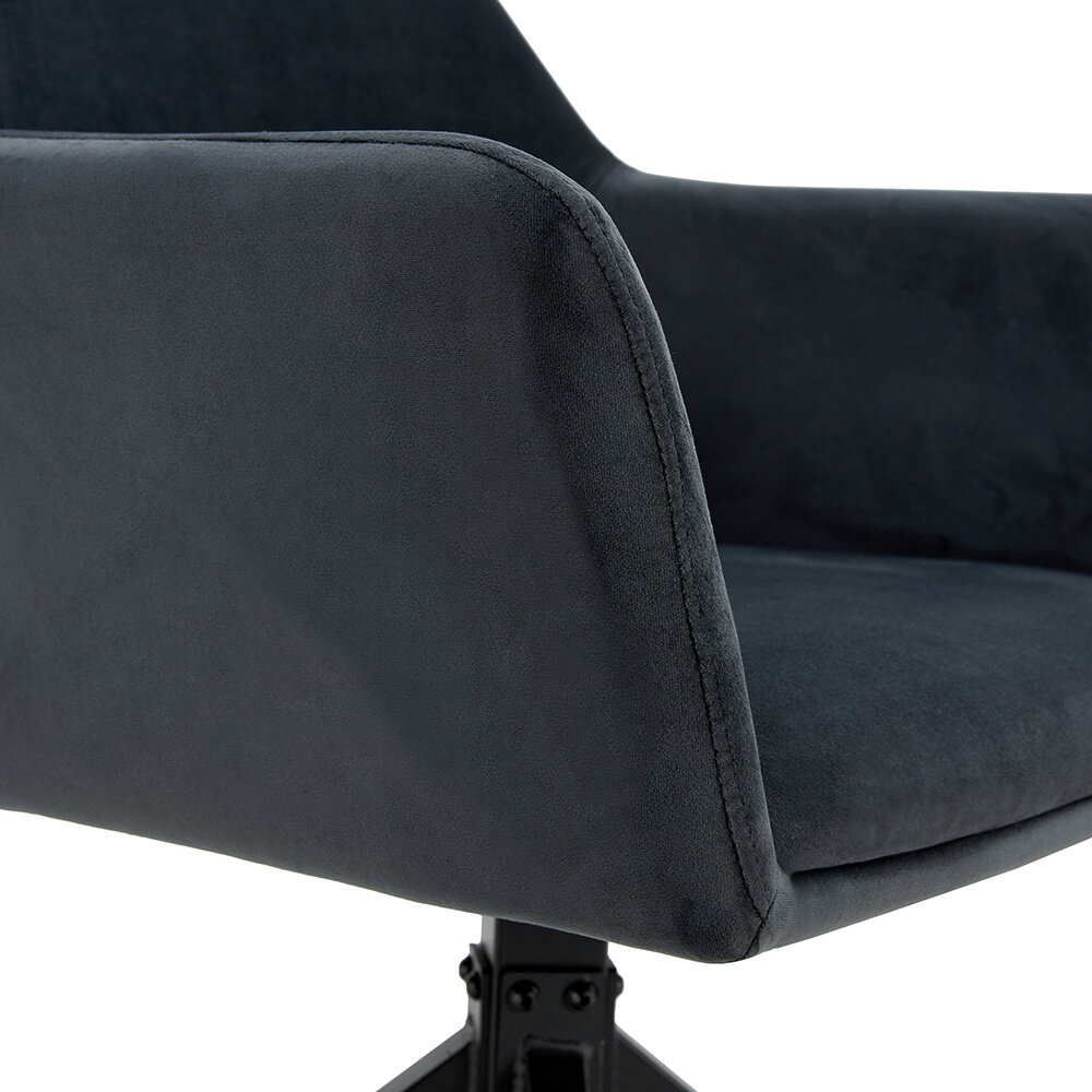 MIRA Eetkamerstoel Tess Velvet Antraciet