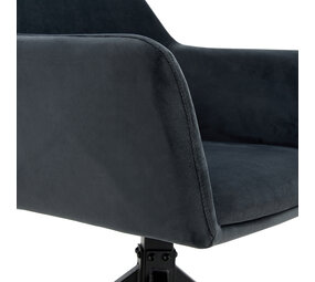 MIRA Eetkamerstoel Tess Velvet Antraciet