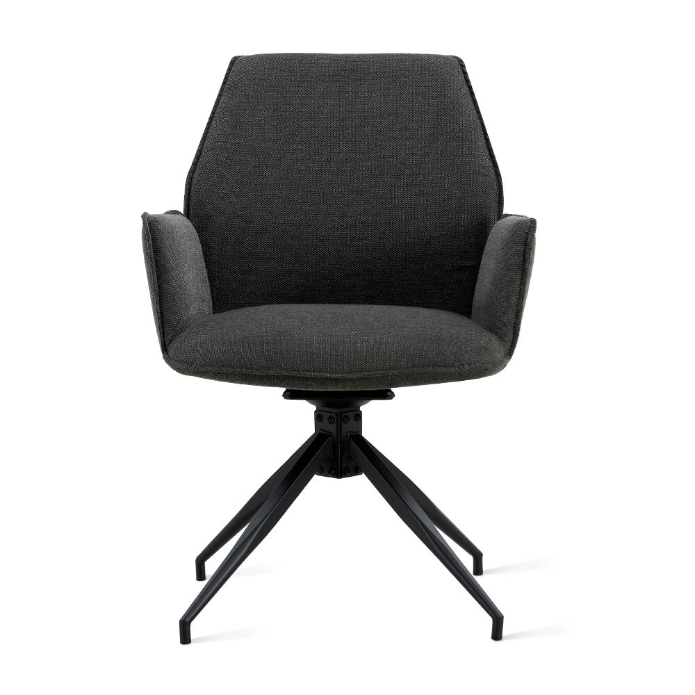 MIRA Eetkamerstoel Jill Linnen Antraciet MIRA Eetkamerstoel Jill Linnen Antraciet