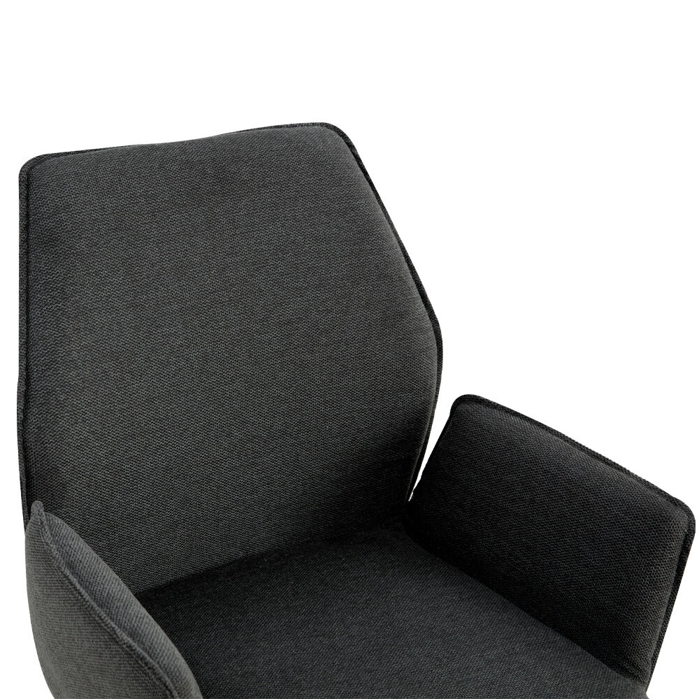 MIRA Eetkamerstoel Jill Linnen Antraciet MIRA Eetkamerstoel Jill Linnen Antraciet