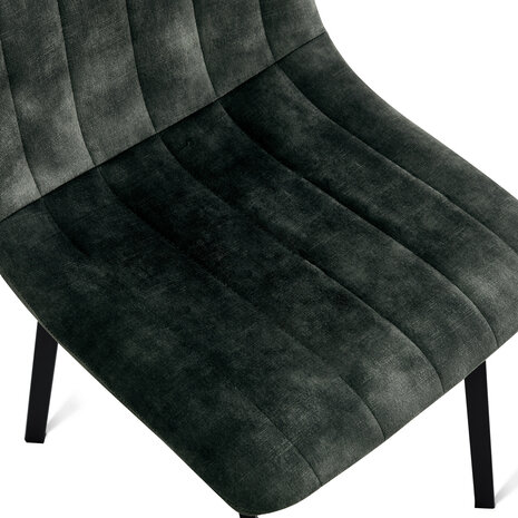 MIRA Eetkamerstoel Minsk Velvet Groen MIRA Eetkamerstoel Minsk Velvet Groen