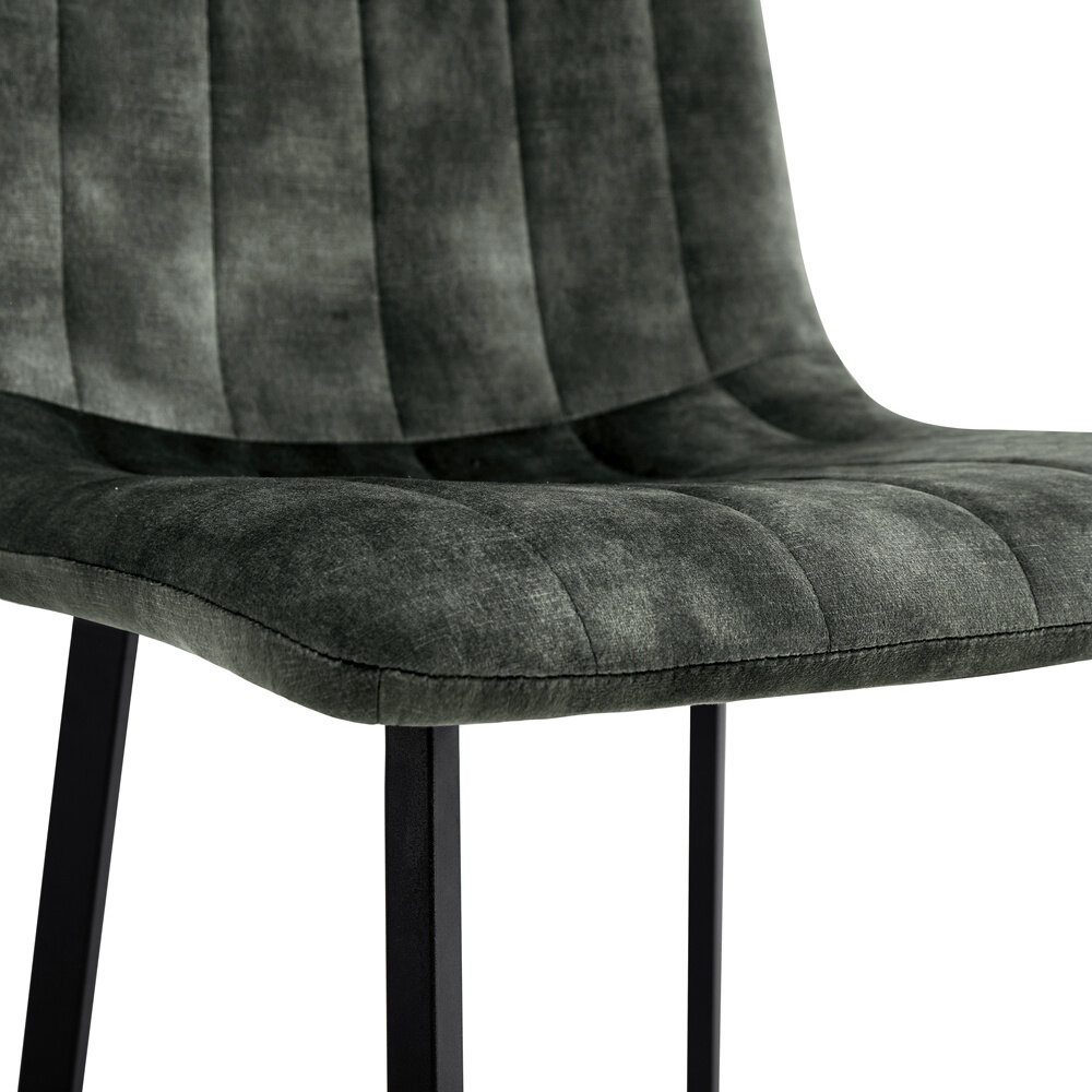 MIRA Eetkamerstoel Minsk Velvet Groen MIRA Eetkamerstoel Minsk Velvet Groen