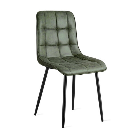 MIRA Eetkamerstoel Thimphu Microleder Groen MIRA Eetkamerstoel Thimphu Microleder Groen