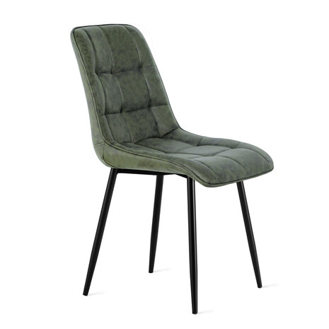 MIRA Eetkamerstoel Thimphu Microleder Groen MIRA Eetkamerstoel Thimphu Microleder Groen