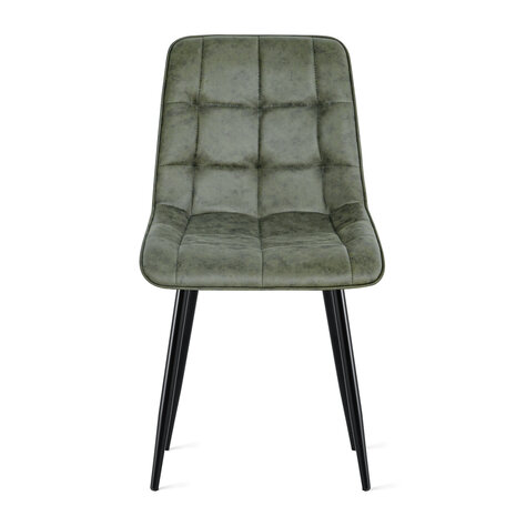 MIRA Eetkamerstoel Thimphu Microleder Groen MIRA Eetkamerstoel Thimphu Microleder Groen