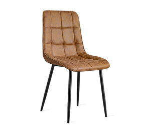 MIRA Eetkamerstoel Thimphu Microleder Cognac MIRA Eetkamerstoel Thimphu Microleder Cognac