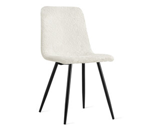 MIRA Eetkamerstoel Brasilia Bouclé Ivoor
