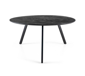 MIRA Eettafel Jake -  Ø120 cm - Zwart