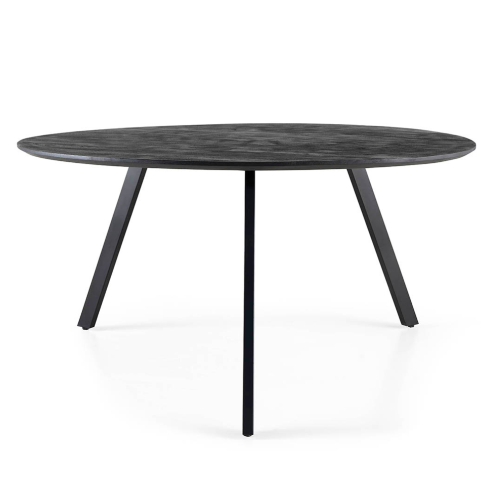 MIRA Eettafel Jake - Ø120 cm - Zwart MIRA Eettafel Jake - Ø120 cm - Zwart