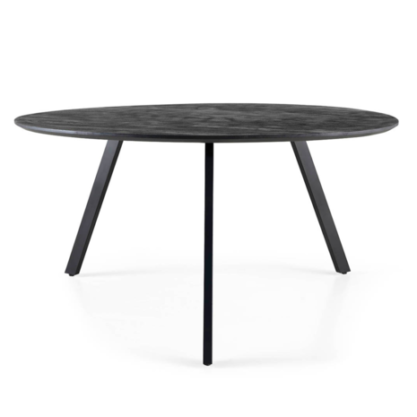 MIRA Eettafel Jake - Ø120 cm - Zwart MIRA Eettafel Jake - Ø120 cm - Zwart