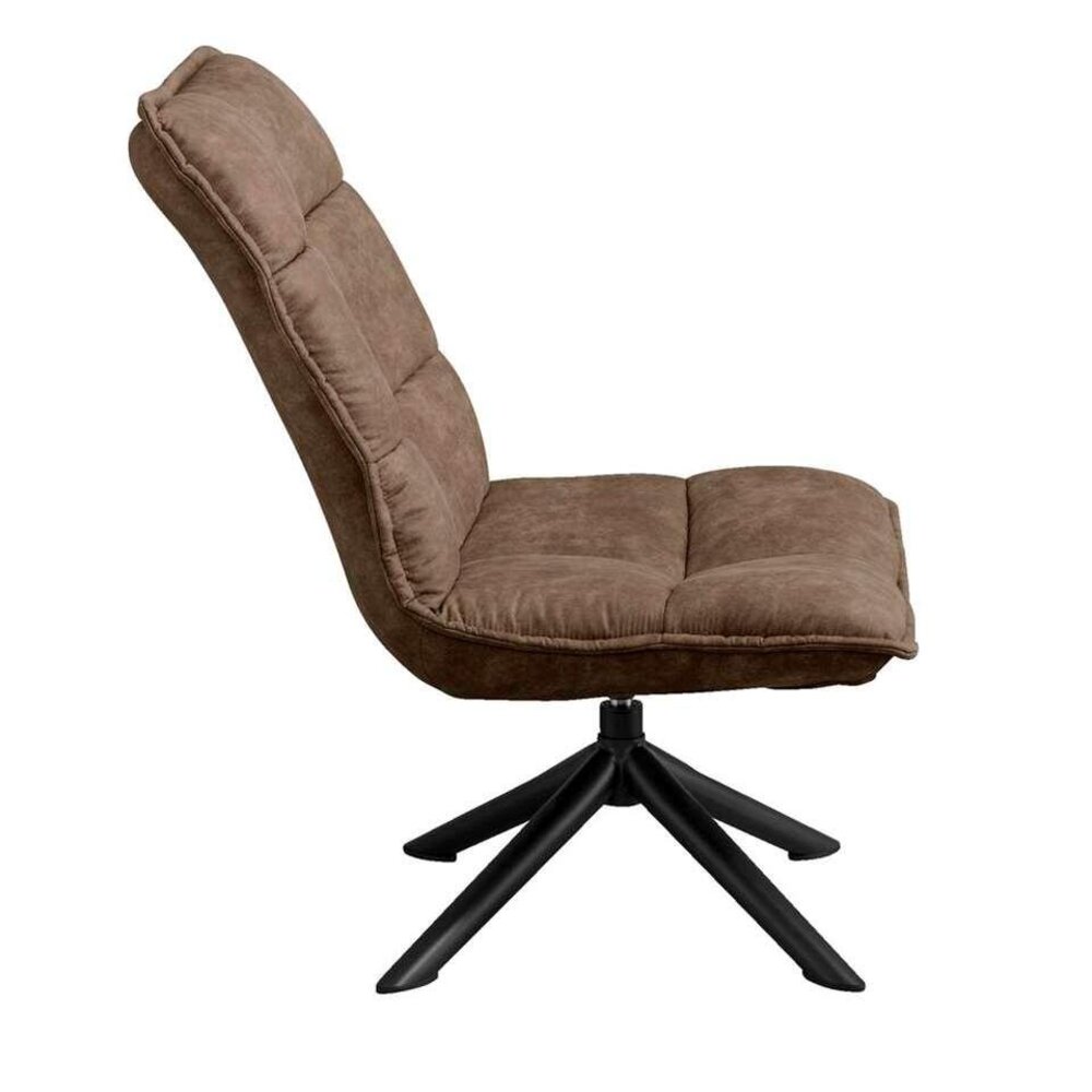 MIRA Fauteuil Lucas Microleder Bruin MIRA Fauteuil Lucas Microleder Bruin
