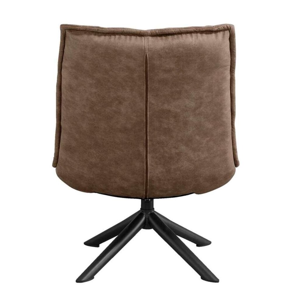 MIRA Fauteuil Lucas Microleder Bruin MIRA Fauteuil Lucas Microleder Bruin
