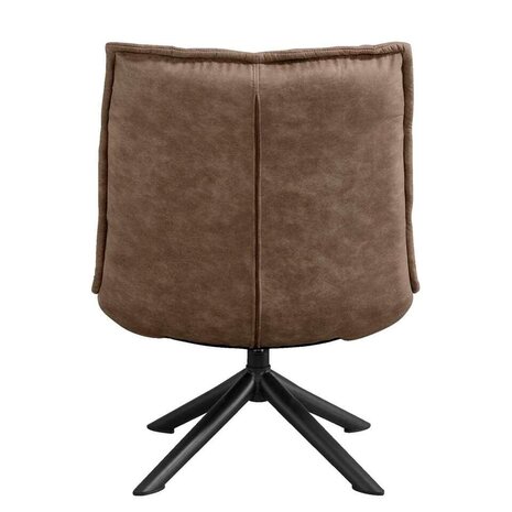 MIRA Fauteuil Lucas Microleder Bruin MIRA Fauteuil Lucas Microleder Bruin