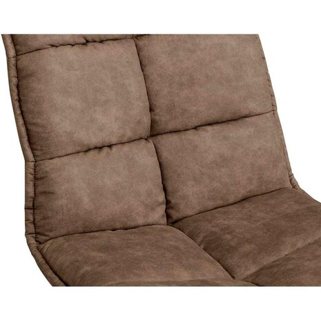 MIRA Fauteuil Lucas Microleder Bruin MIRA Fauteuil Lucas Microleder Bruin