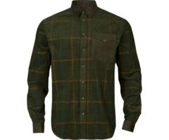 Härkila Härkila Kaldfjord corduroy check shirt Willow green check