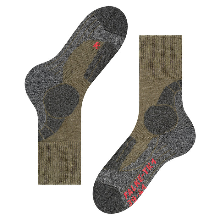 Falke FALKE TK1 Explore Heren Sokken olijfgroen