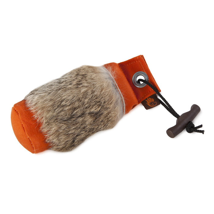 Firedog Firedog Canvas dummy met vacht oranje 250 gram