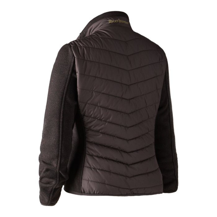 Deerhunter Deerhunter Lady Caroline Padded Jas with knit Dark Prune
