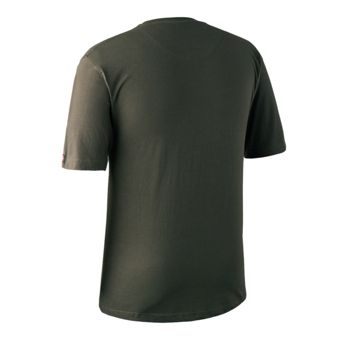 Deerhunter Deerhunter T-shirt with Shield Bark Green