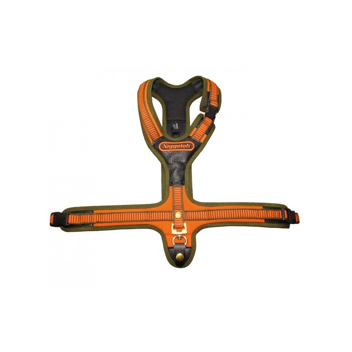 Niggeloh Niggeloh Follow zweetwerk harnas Oranje/Olijf