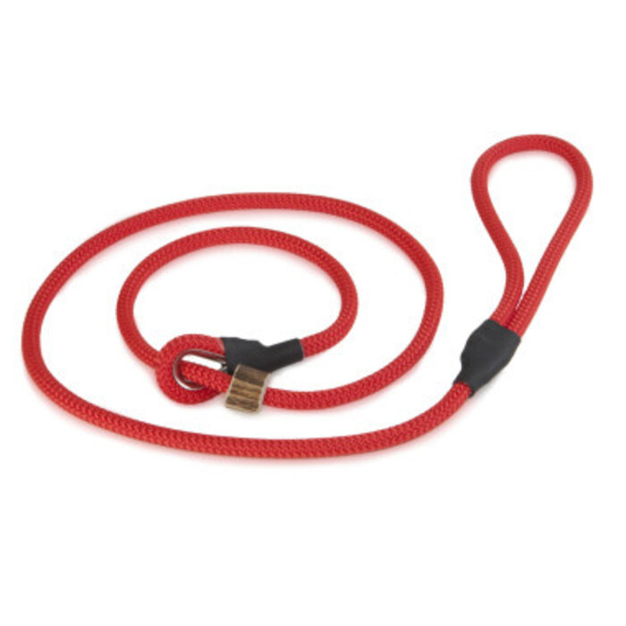 Firedog Firedog jachtlijn enkele stop 130cm - 8mm rood
