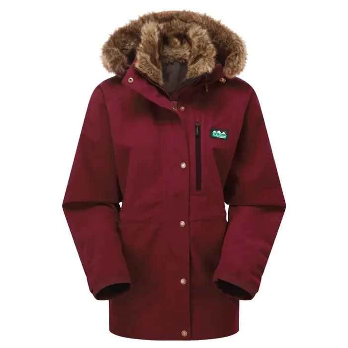 Ridgeline Ridgeline Ladies Monsoon II Arctic Jacket Rhubarb