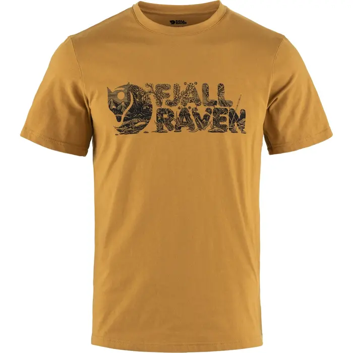 Fjallraven Fjallraven Lush Logo T-shirt M – Acorn
