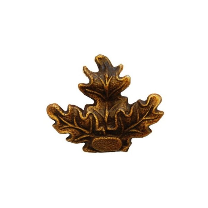 Versiering keilerplank bronskleurig eikenblad