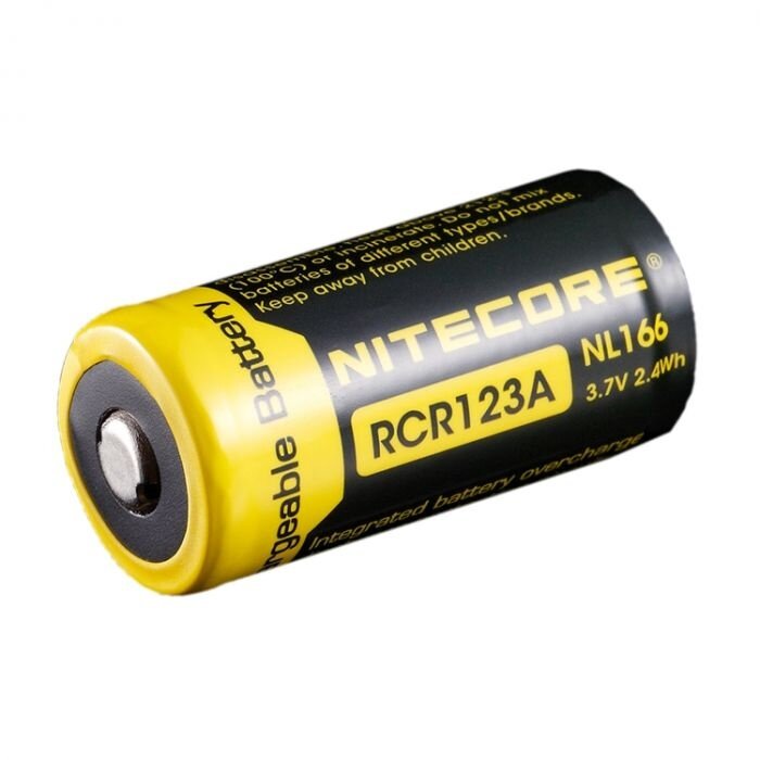Nitecore Nitecore oplaadbare RCR123A batterij 650 mAh