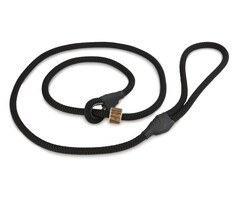Firedog Firedog enkele stop jachtlijn 150cm - 8mm zwart