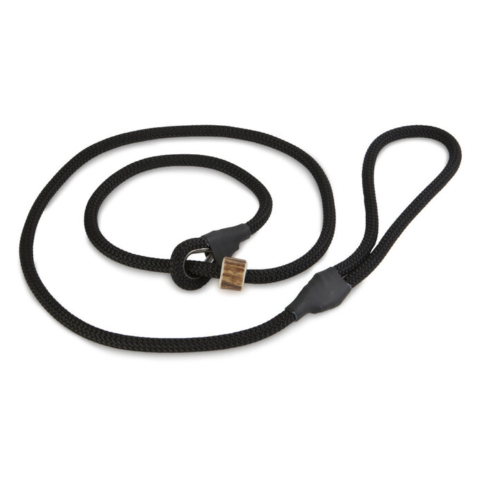 Firedog Firedog enkele stop jachtlijn 150cm - 8mm zwart