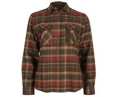 Pinewood Pinewood Prestwick Exclusive SHIRT W – Donkergroen/ Terracotta