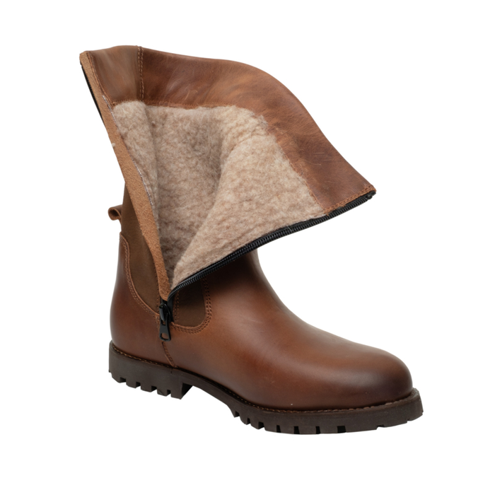 Sommerset Outdoor lederen laarzen Sommerset leren outdoor laars Wells wool zipper