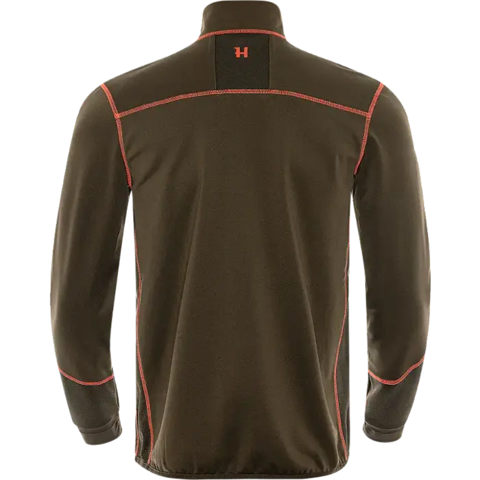 Härkila Härkila Scandinavian fleece jacket Willow green/Shadow brown