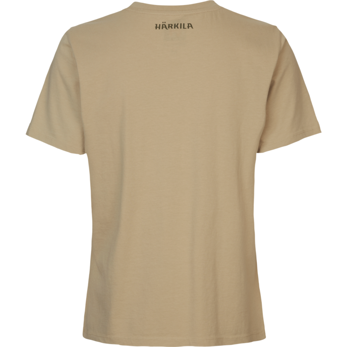 Härkila Härkila Stag Badge S/S T-shirt W – Sand