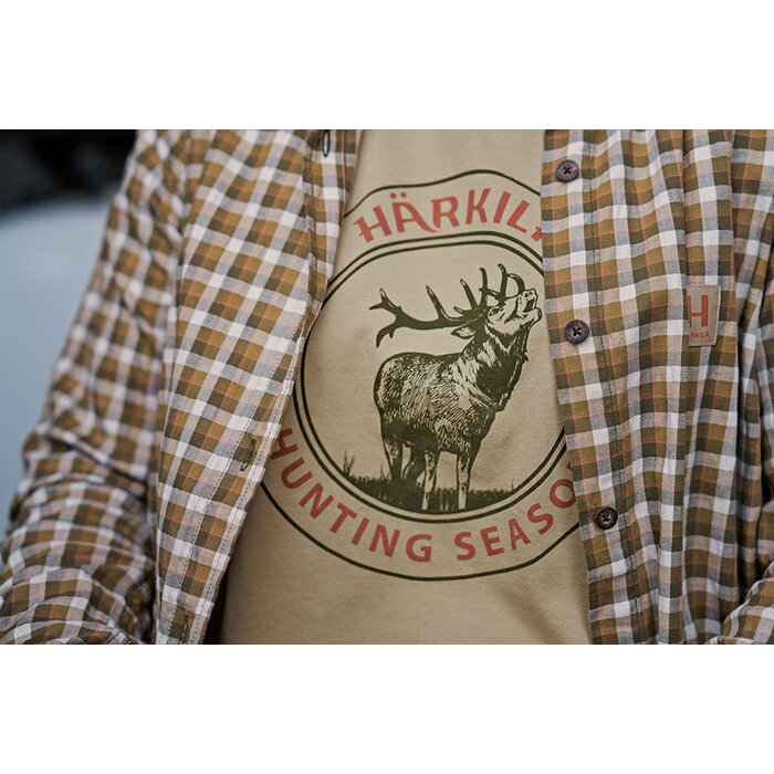 Härkila Härkila Stag Badge S/S T-shirt W – Sand