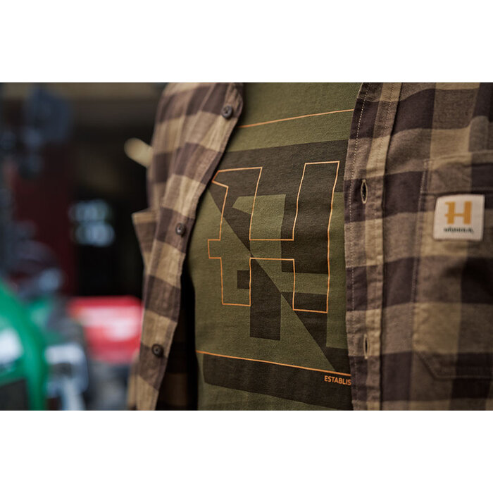 Härkila Härkila H-logo S/S T-shirt – Dark Olive
