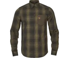 Härkila Härkila Akkan Overhemd – Willow green / shadow brown