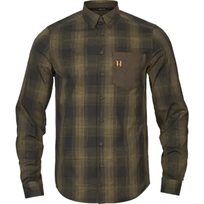 Härkila Härkila Akkan Overhemd – Willow green / shadow brown