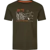 Seeland Seeland Landscape t-shirt – Pinegreen
