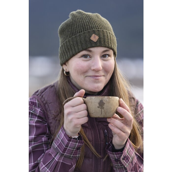 Pinewood Pinewood gebreide muts Mosgroen