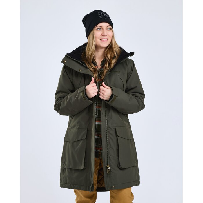 Pinewood Pinewood Wilda Padded Parka jas – mosgroen