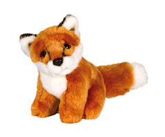 Knuffel zittende vos