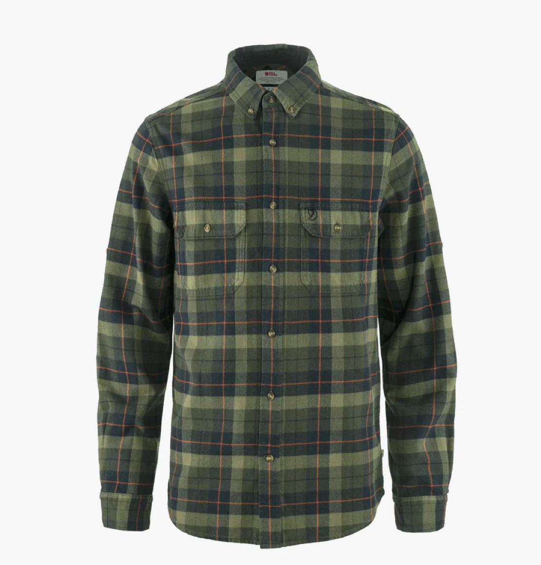Fjallraven Fjallraven Singi Heavy Flannel Shirt M | Black/Deep Forest