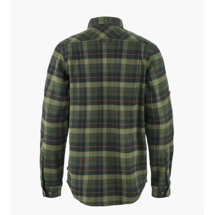 Fjallraven Fjallraven Singi Heavy Flannel Shirt M | Black/Deep Forest